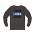 Police Skull Design Long Sleeve Tee
